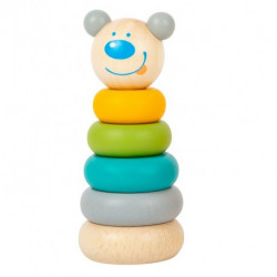 Jouets bois bébé - Ours à empiler