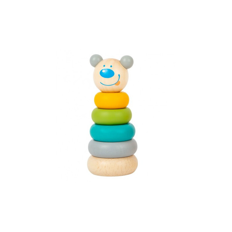 Jouets bois bébé - Ours à empiler