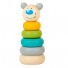 Jouets bois bébé - Ours à empiler